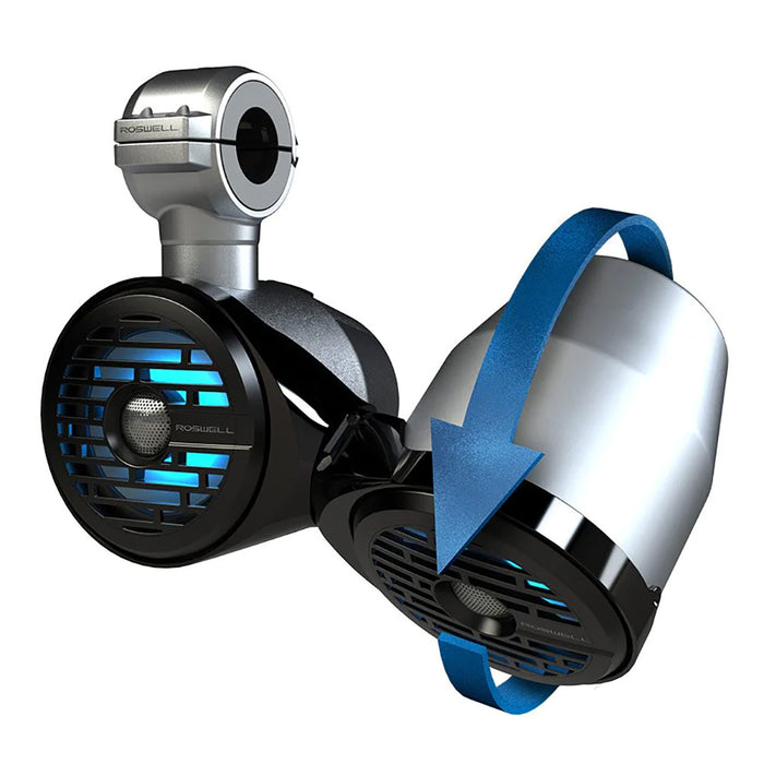 Roswell R1 6.5" x 6.5" Vamp Spin Tower Speakers - Black - 160W RMS  320W Peak Power [C920-1821]