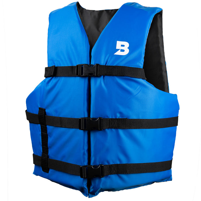 Bluestorm Type III General Boating Adult Universal Foam Life Jacket - Blue [BS-165-BLU-U]