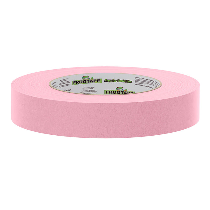 FrogTape CP 325 Medium-High Adhesion Masking Tape - 24MM x 55M x 12-Pack - Pink - Rated f/325F [105333]
