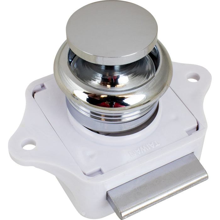 Sea-Dog Push Button Rim Latch - Chrome Plated Brass [224300-1]