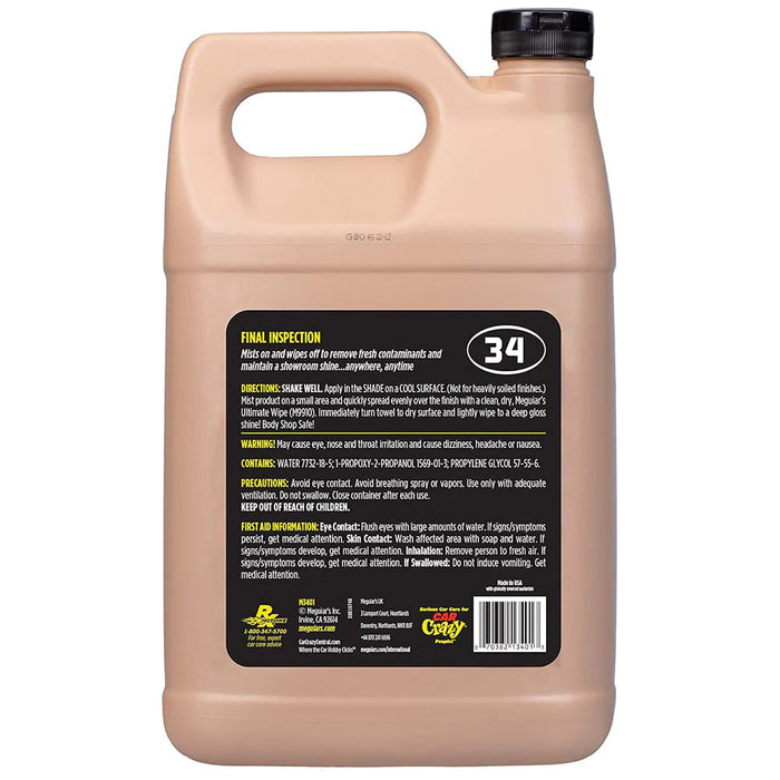 Meguiar's Professional Final Inspection Wipe-Off Detailer - 1 Gallon [M3401]