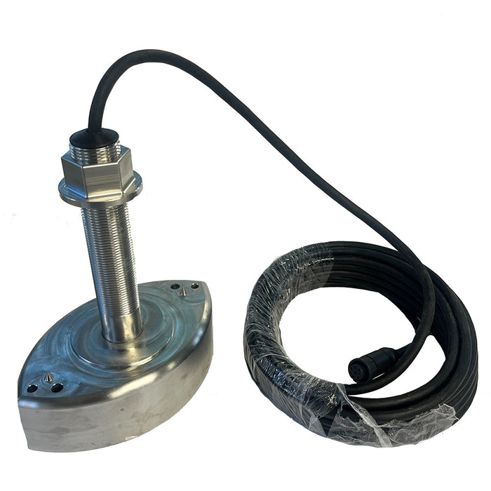 Echonautics ST180D 1kW Thru-Hull Stainless Steel Transducer - 50/200kHz [ST180D1KWCW]