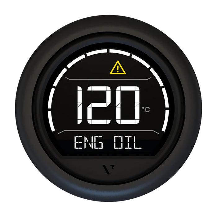 Veratron VL Digital 52 w/Round Black Bezel [B00205702]