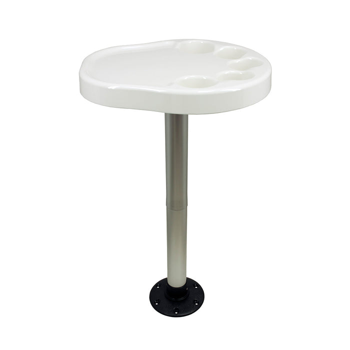 Springfield Party Platter Thread-Lock Surface Mount Table Package - White [1690901]