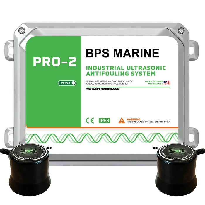 BPS Marine PRO-2 2-Transducer Ultrasonic Antifouling System - 24VDC [24V-PRO-2]