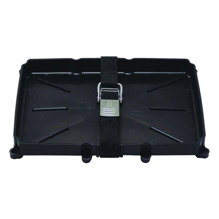 T-H Marine 24 Series Battery Holder Tray w/Stainless Buckled Strap [NBH-24-SSC-DP]