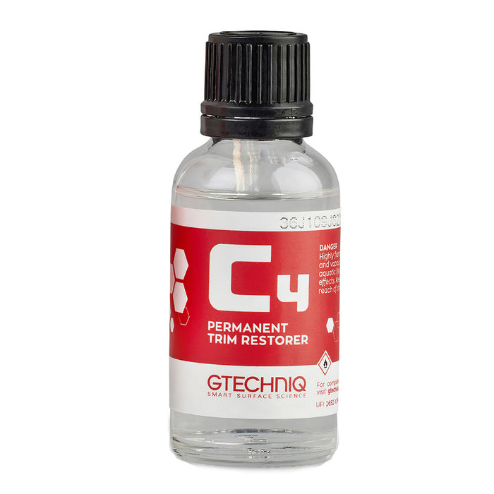 Gtechniq Auto C4 Permanent Trim Restorer - 30ml [C4 0.03]