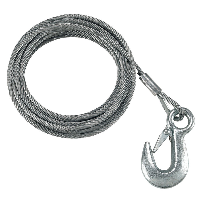 Fulton 3/16" x 25' Galvanized Winch Cable - 4,200 lbs. Breaking Strength [WC325 0100]