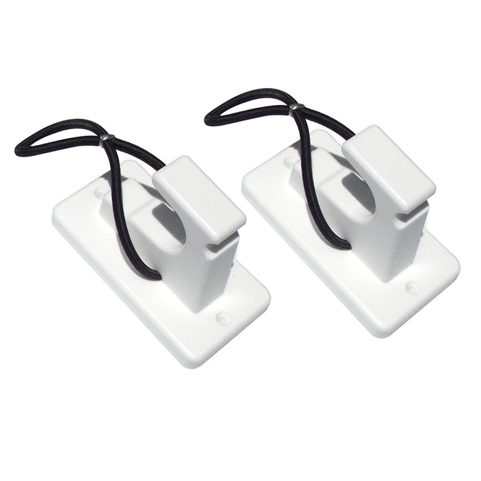 Deep Blue Marine Rod, Gaff, Brush  Dock Line Holder - Pair [RGB]