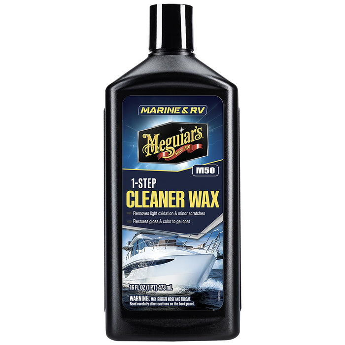 Meguiar's #50 Boat/RV Cleaner Wax - Liquid 16oz [M5016]