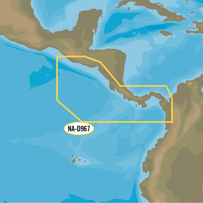 C-MAP 4D NA-D967 - Panama to Guatemala Local [M-NA-D967-MS]