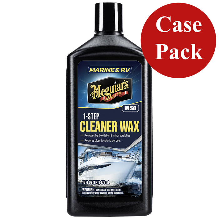 Meguiars Boat/RV Cleaner Wax - 16 oz - *Case of 6* [M5016CASE]