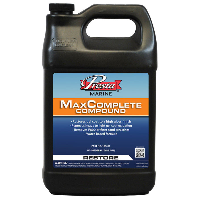 Presta MaxComplete Compound - 1-Gallon [163001P]