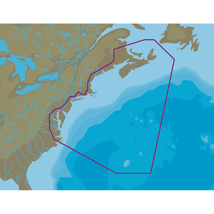C-MAP 4D NA-D062 Nova Scotia to Chesapeake Bay - microSD/SD [M-NA-D062-MS]
