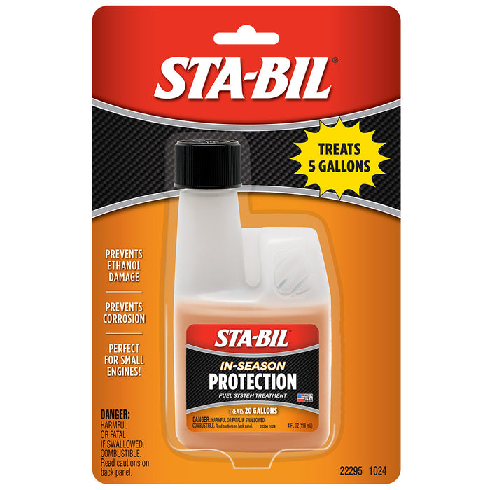 STA-BIL In-Season Protection - Small Engine - 4oz [22295]