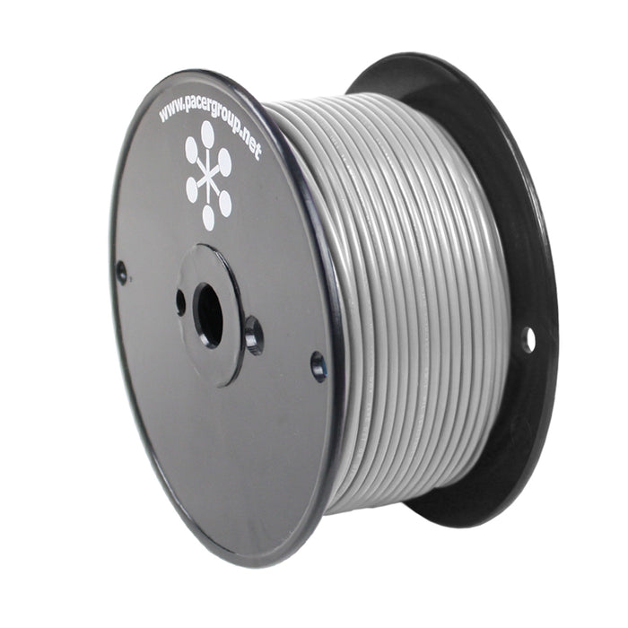 Pacer Grey 18 AWG Primary Wire - 250  [WUL18GY-250]