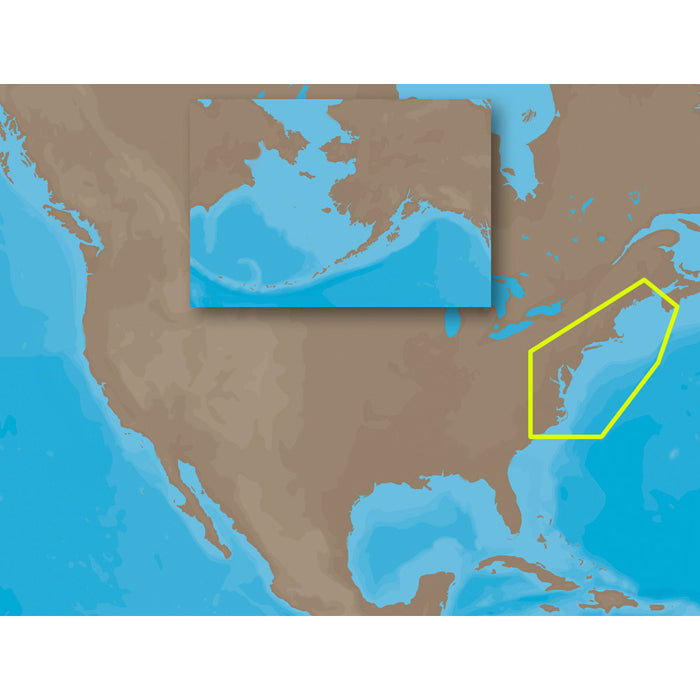 C-MAP MAX NA-M320 - Passamaquoddy Bay ME-NC: Bathy - SD Card [NA-M320SDCARD]