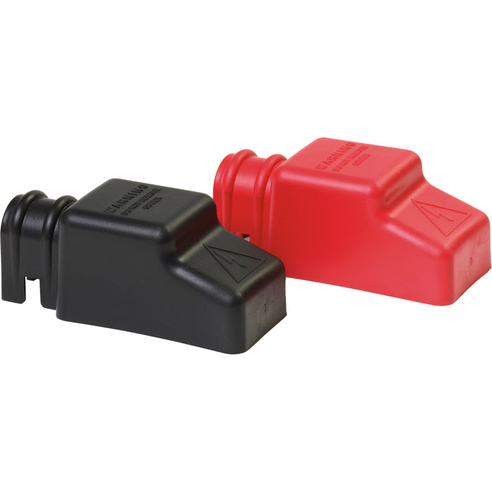 Blue Sea 4018 Square CableCap Insulators Pair Red/Black [4018]