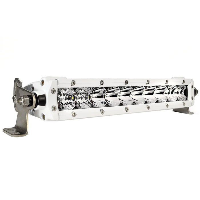 Black Oak Pro Series 3.0 Single Row 10" LED Light Bar - Combo Optics - White Housing [10CM-S5OS]