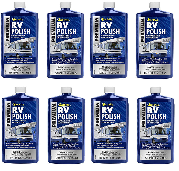 StarBrite Premium RV Polish w/PTEF (75732) Ultimate Wax - 32 oz (8)
